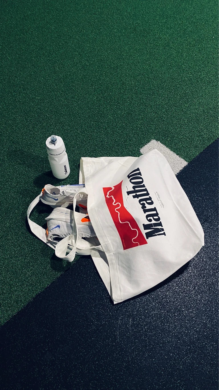 Marathon Running Tote Bag