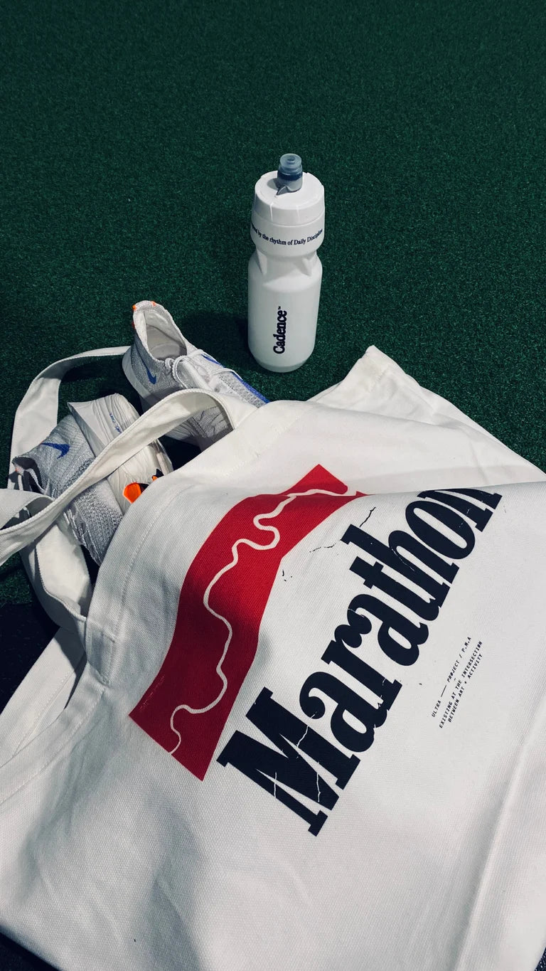 Marathon Running Tote Bag