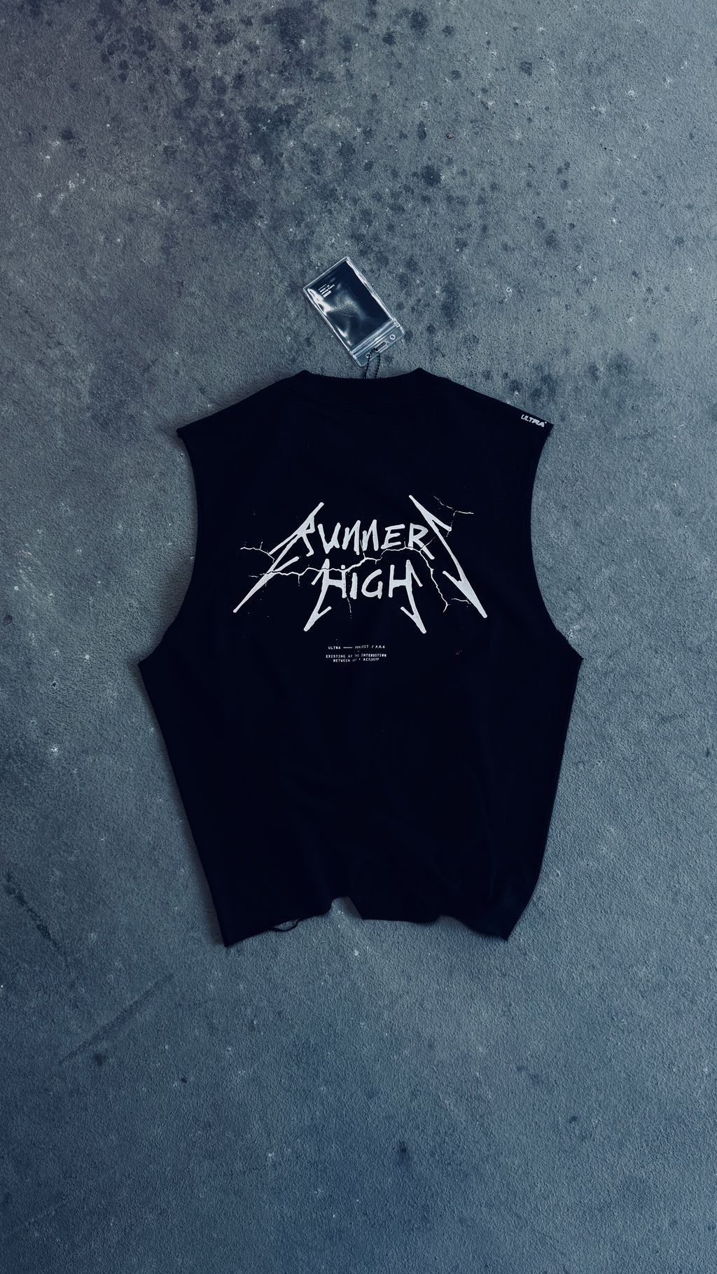 RUNNERS HIGH TANK - AGED BLACK