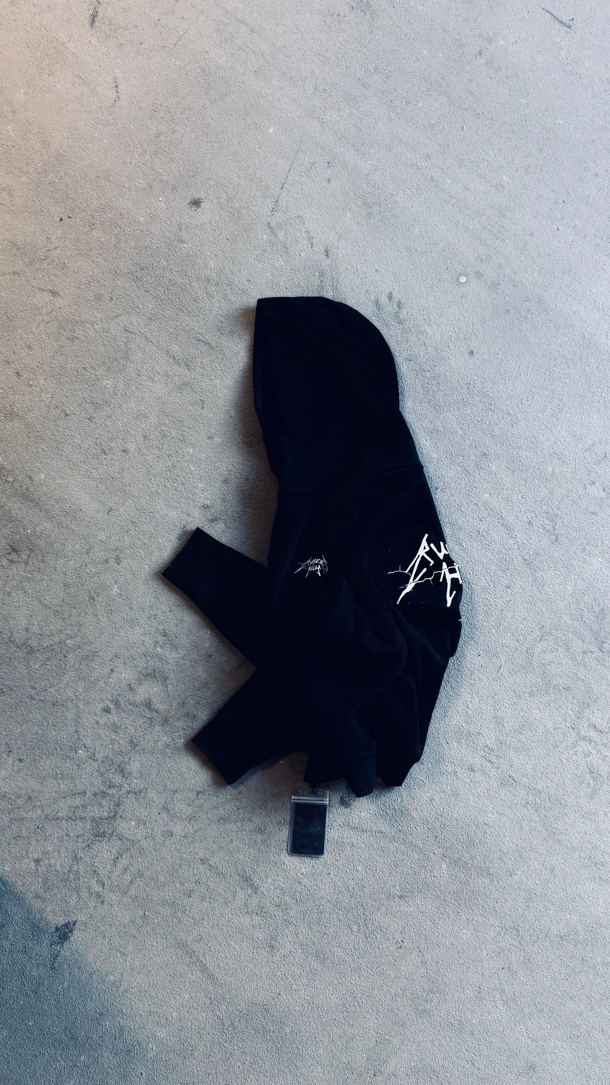 RUNNERS HIGH BOXY HOOD - BLACK