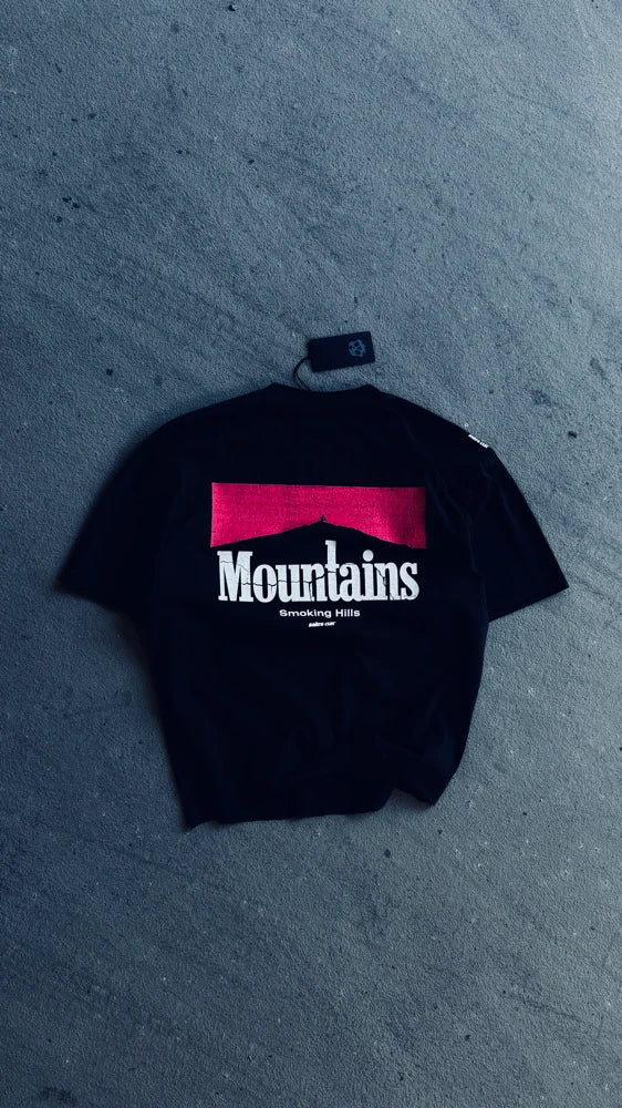 MOUNTAIN TEE - AGED BLACK