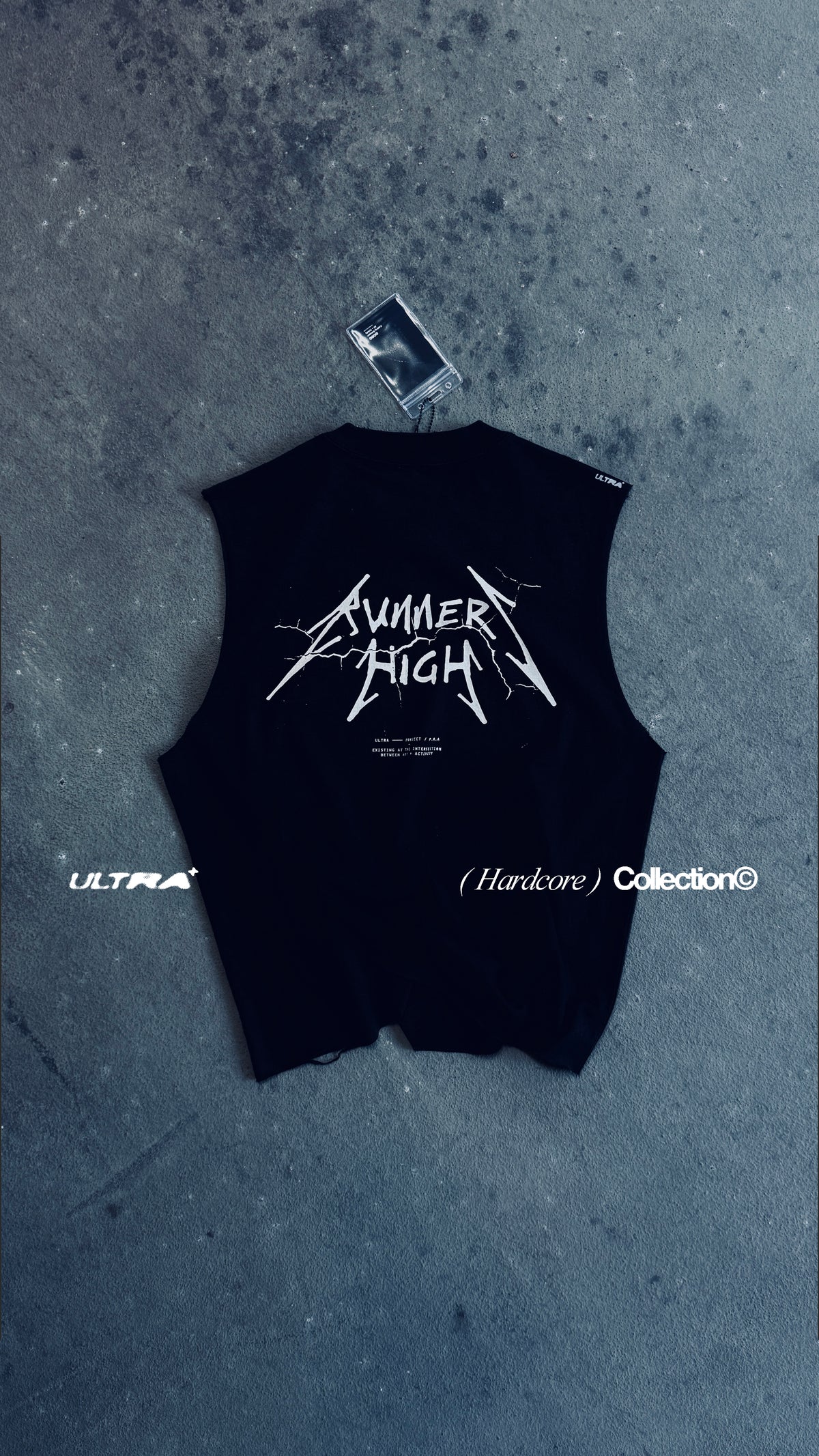 RUNNERS HIGH TANK - AGED BLACK