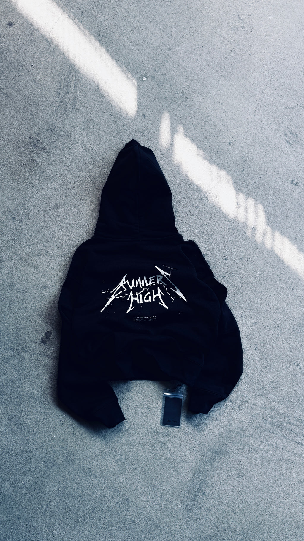 RUNNERS HIGH BOXY HOOD - BLACK