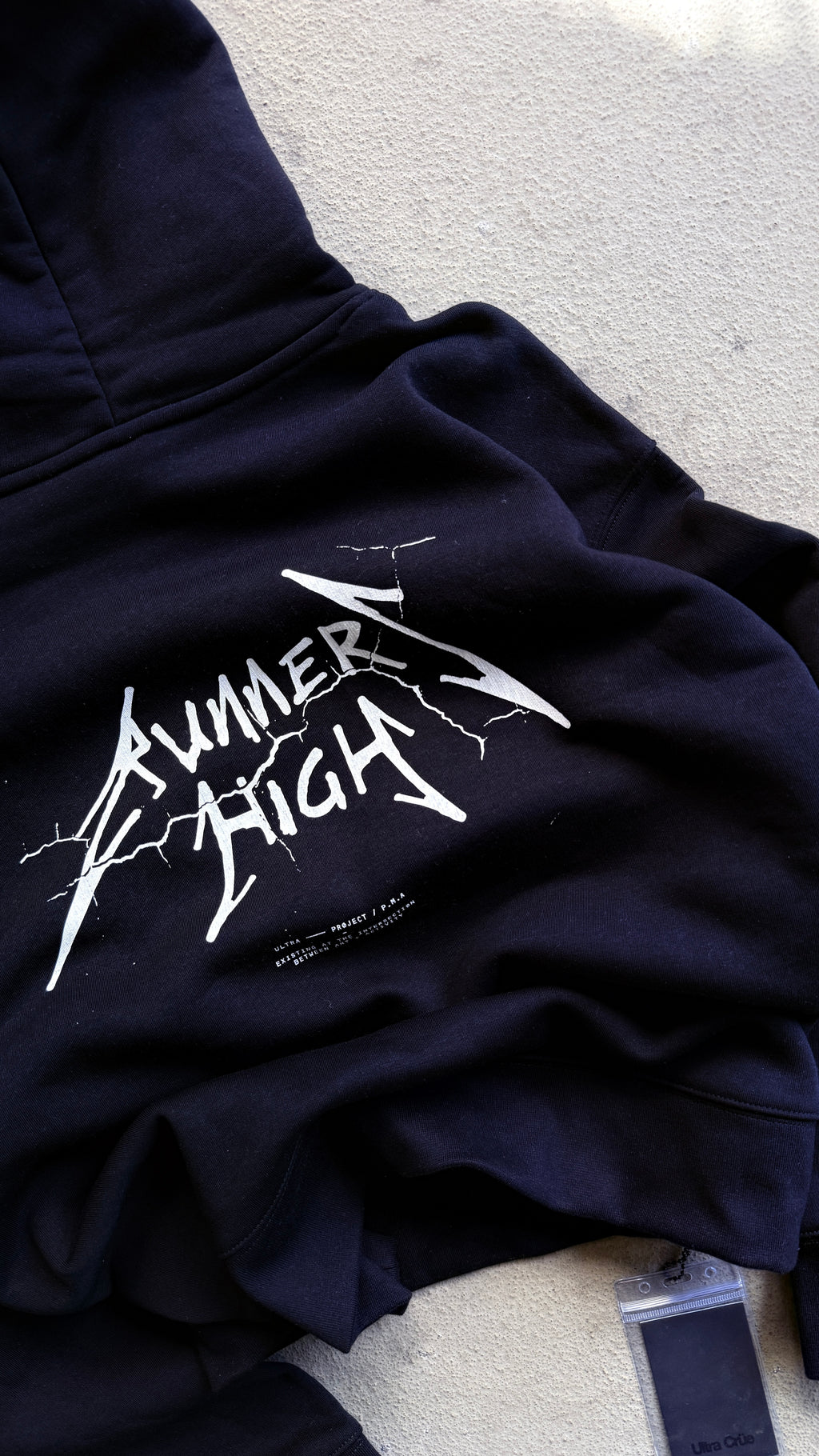 RUNNERS HIGH BOXY HOOD - BLACK