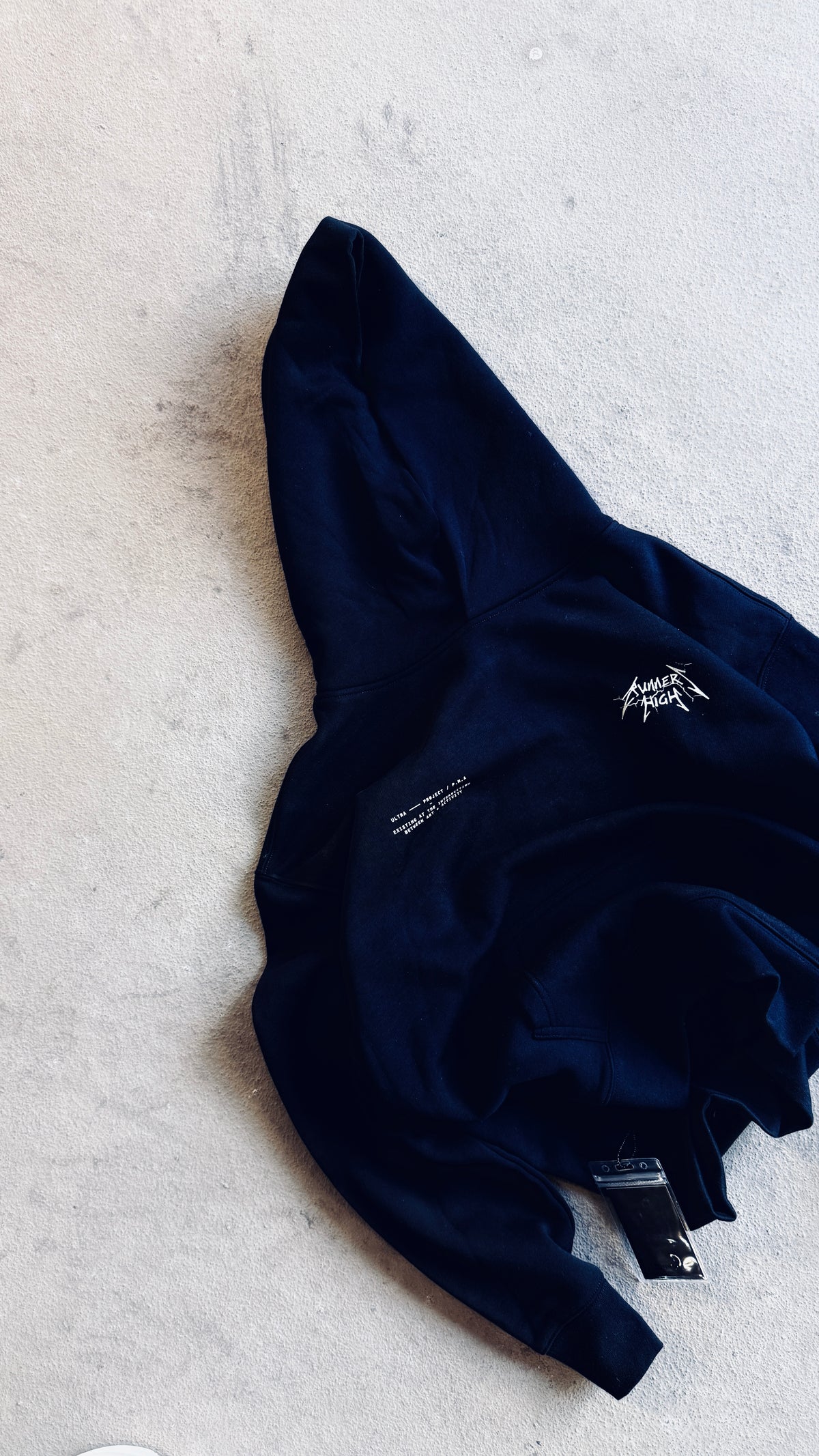 RUNNERS HIGH BOXY HOOD - BLACK