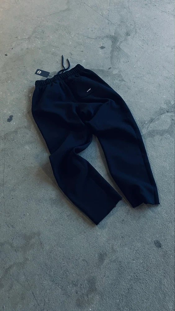 RECOVERY RAW HEM PANT - WASHED BLACK