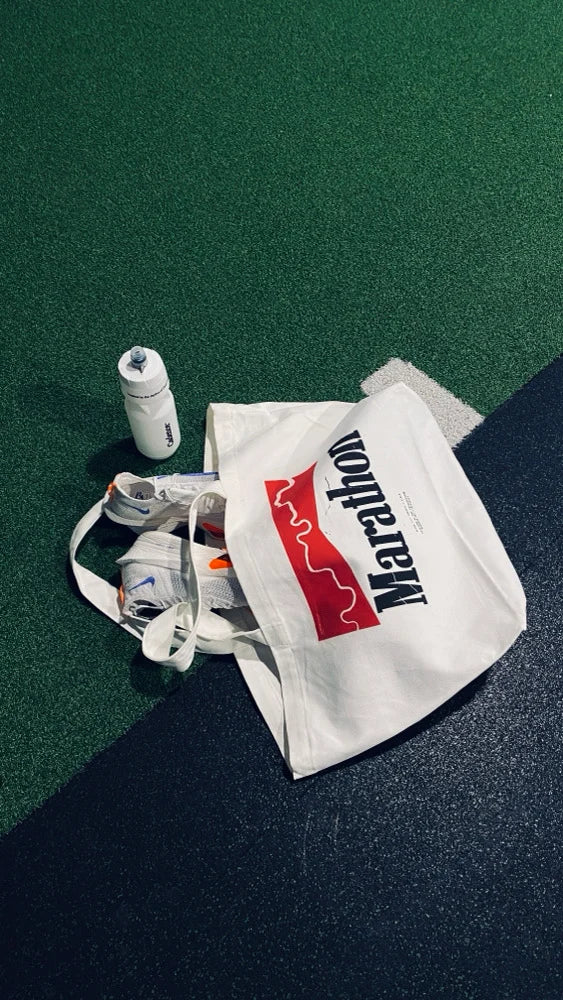 MARATHON RACE TOTE - CANVAS WHITE