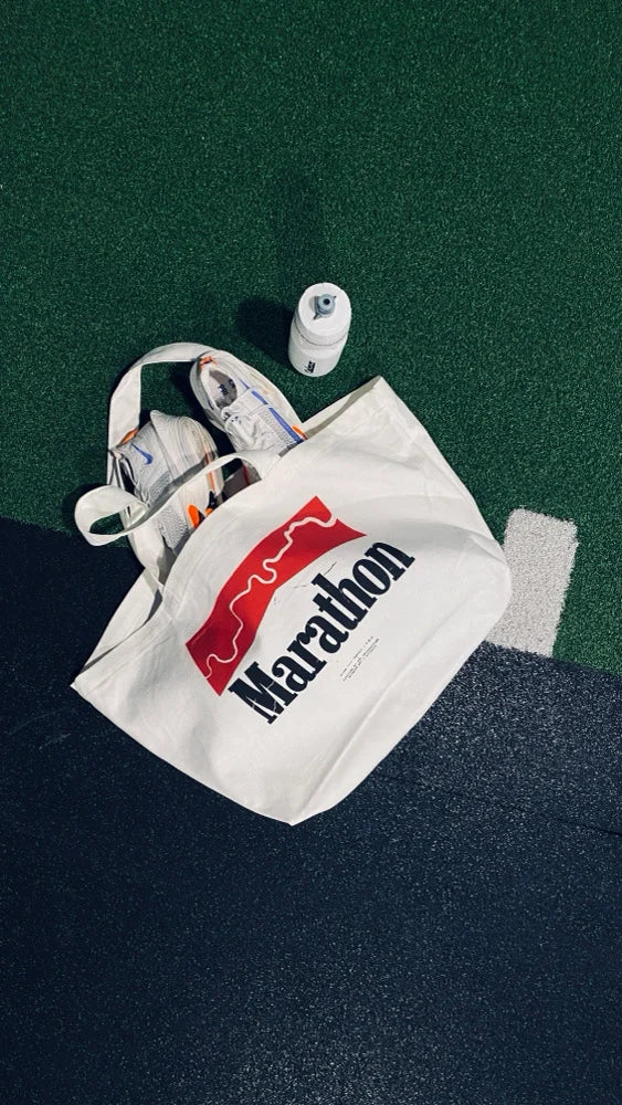 MARATHON RACE TOTE - CANVAS WHITE