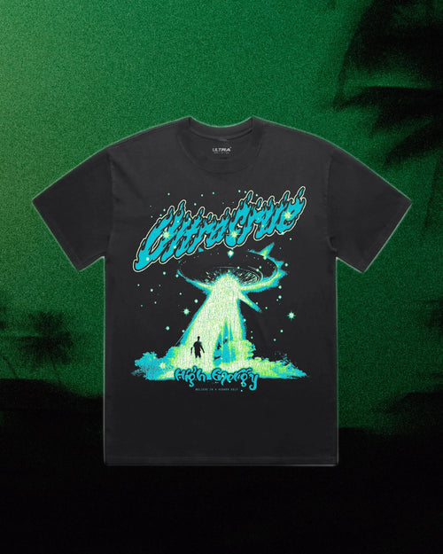 BELIEVE - AGED BLACK TEE