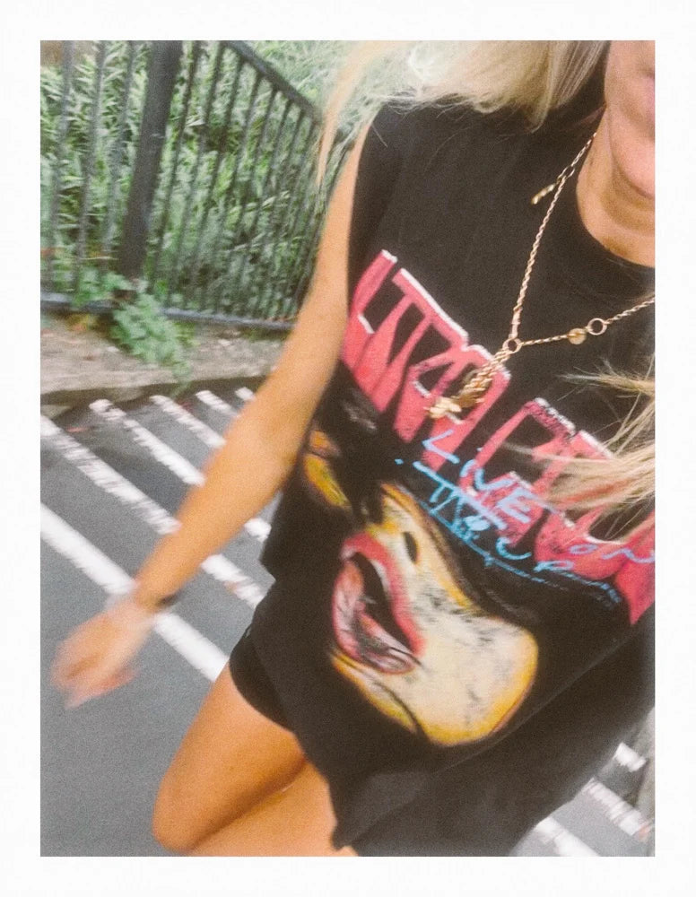 MAJORS TOUR TANK - WASHED BLACK