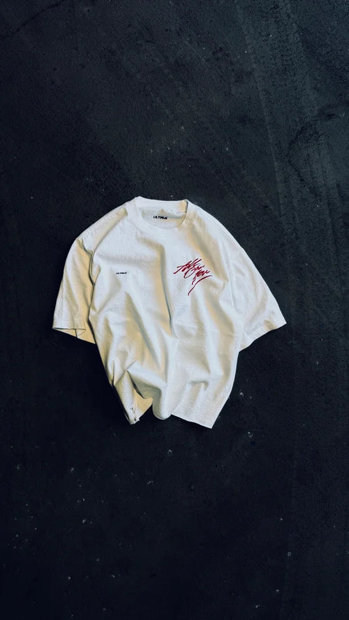 CHEETAH WASHED WHITE TEE