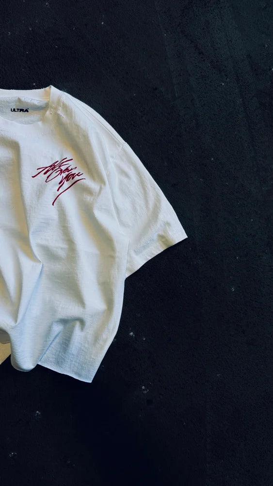 CHEETAH WASHED WHITE TEE
