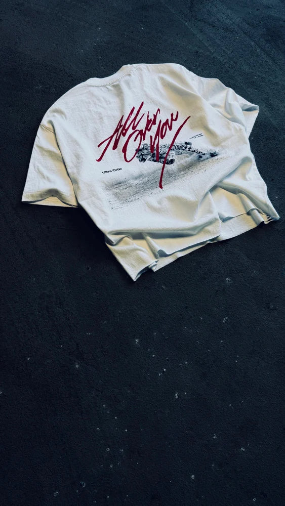 CHEETAH WASHED WHITE TEE