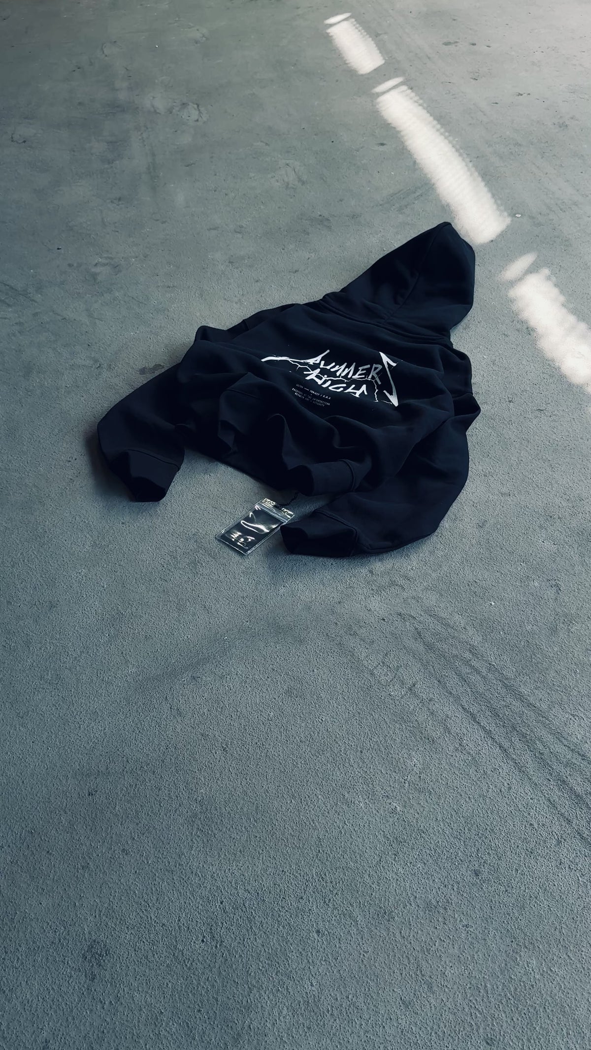 RUNNERS HIGH BOXY HOOD - BLACK